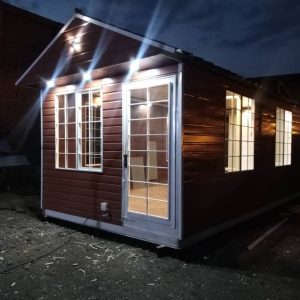 کانکس ویلایی 30 متری خونه باغی نما دکوراتیو