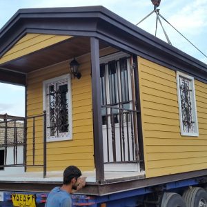 کانکس ویلایی 30 متری خونه باغی نما سایدینگ