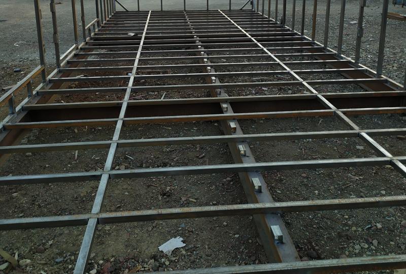 تیر ریزی و کف کانکس ویلایی 35 متری