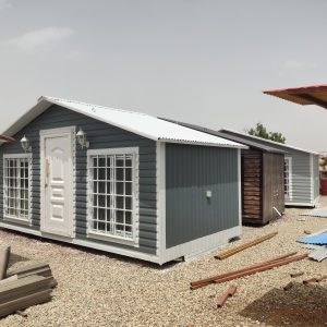 کانکس ویلایی 18 متری خونه باغی نما سایدینگ طوس