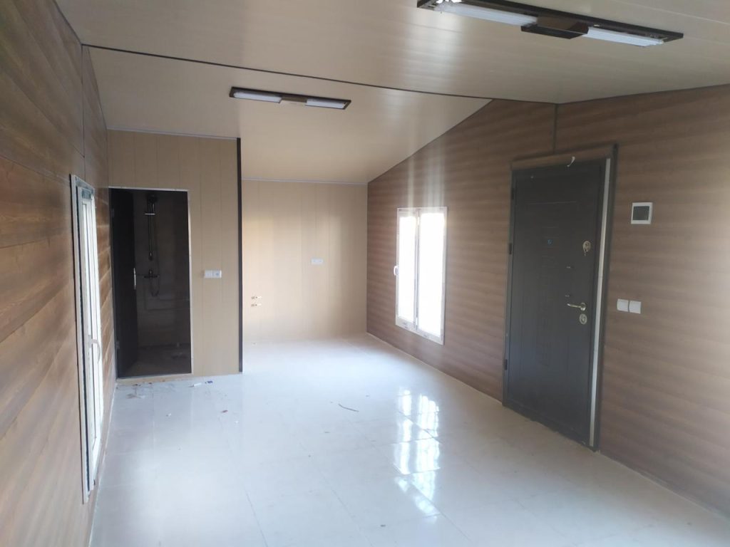 نمایی از داخل کانکس ویلایی 27 متری