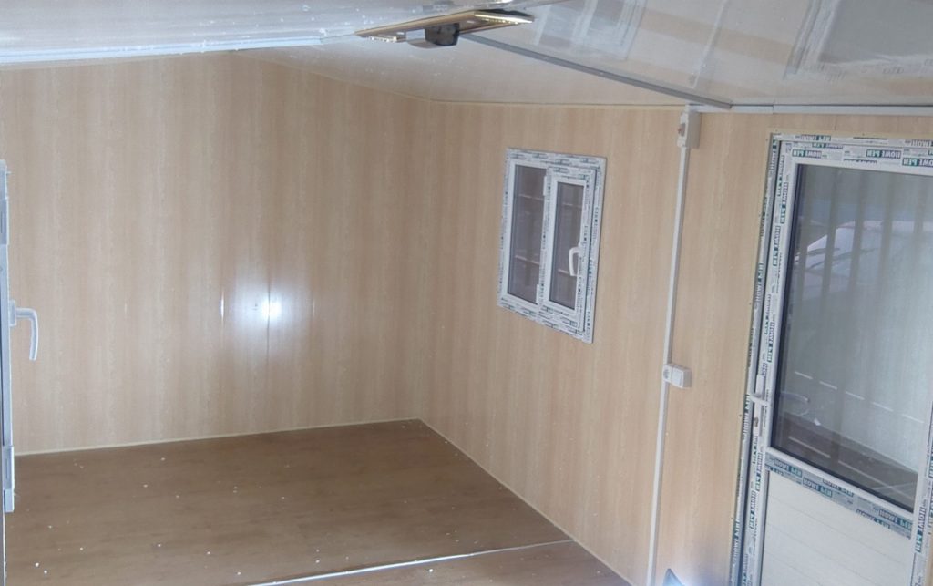 نمایی از نوع سیم کشی و روشنایی کانکس تیپ ممتاز