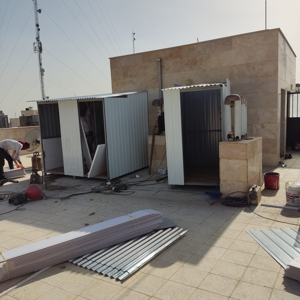 کانکس انباری 3 کابین و نحوه اجرا و متریال